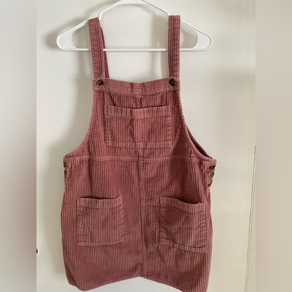 wild fable Rose Corduroy Mini Overall Dress
